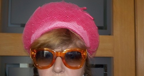 Vintage 60s 70s pink tulle - pink,