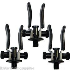 3 X CARP FISHING BLACK