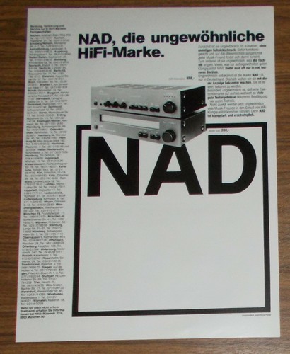 Rare advertising vintage - advertising, nad