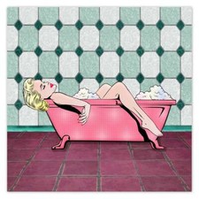 Fleece Photo Wallpaper Mural Marilyn Monroe in the Bathtub No. H5627_TV
