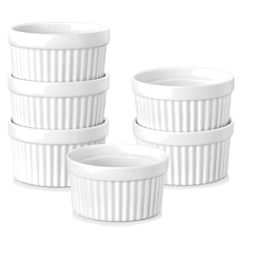 Set porcelain creme - of, 6