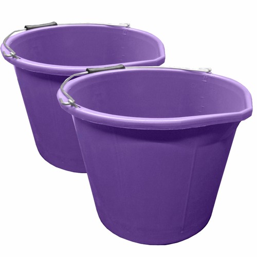 Purple bucket gallon - bucket, 3