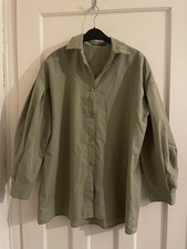 Boohoo Green Button Fasten