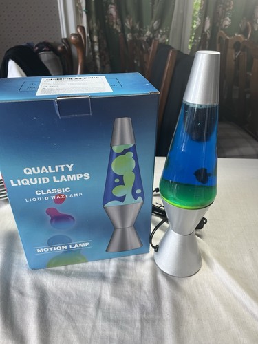 Blue green lava lamp - green,
