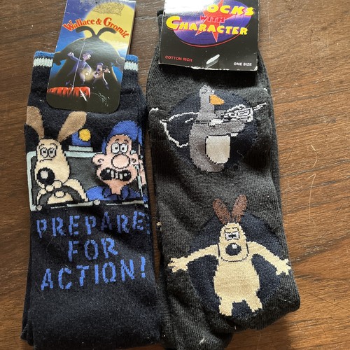 Wallace gromit socks two - &,