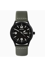 Sekonda Gents Green Leather