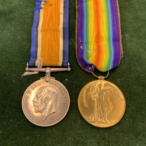 1914 ww1 medal pair - medal, awarded
