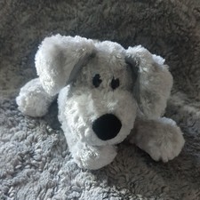  Schnauzer Soft Toy, grey dog