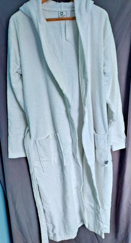 White unisex towelling - unisex,