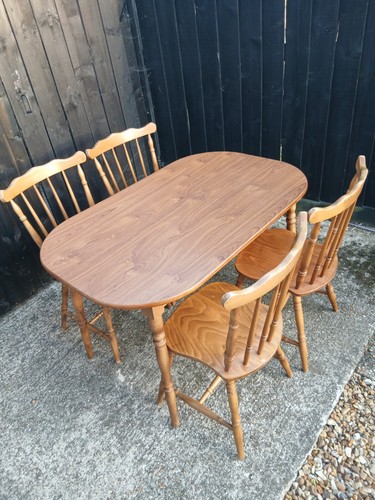 Mid century table - and, chairs