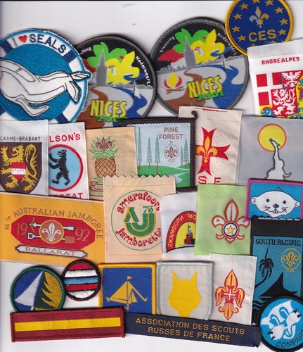 Boy scout overseas badges 25 - boy,