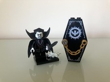 LEGO Monster Fighters Lord Vampyre Minifigure (mof007) With Coffin & Spider VGC