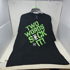 D-generation X T-shirt Black “Suck It” Shirt Size XL Official WWE! XLarge