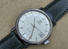 Vintage Omega De Ville Automatic Men’s Watch – Silver Dial, Date, Dial Reprinted
