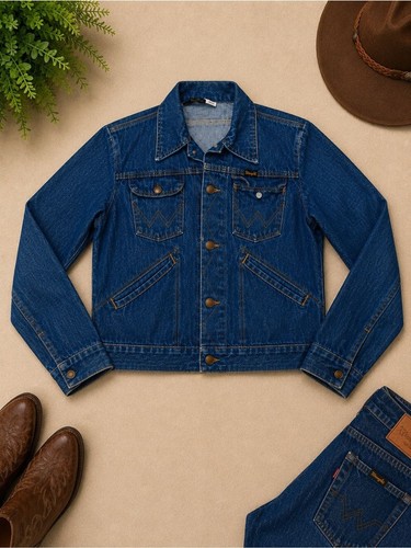 Vintage wrangler blue bell - blue,