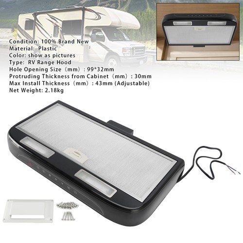 12v range hood 520mm touch - rv,