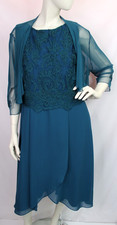 Nightingales Teal Lace Overlay