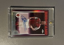 Topps Dennis Bergkamp Arsenal 45/75 auto UCC
