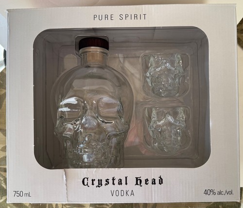 Empty crystal head vodka - empty,