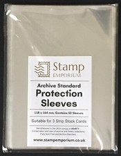 50 x Protective Sleeves for 3