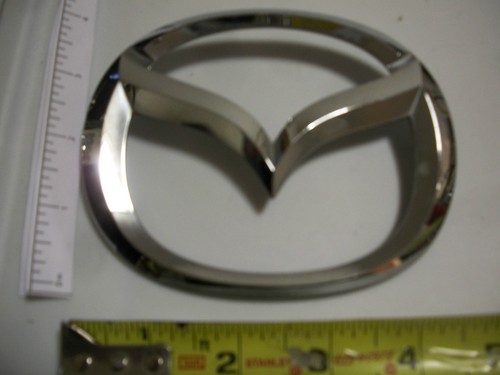 Mazda mascot symbol chrome - mazda,