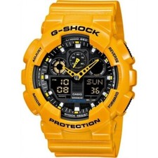 Casio G-Shock GA100A-9A YELLOW Watch for Men