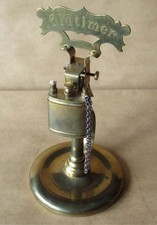 OLD GLOSSY BRASS TABLE PETROL