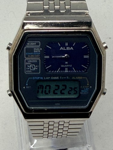 Seiko alba ana digi watch - seiko, ana-digi
