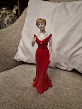 Lady Diana Royal Worcester Red