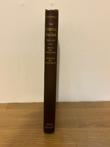 Clydesdale stud book vol - stud,
