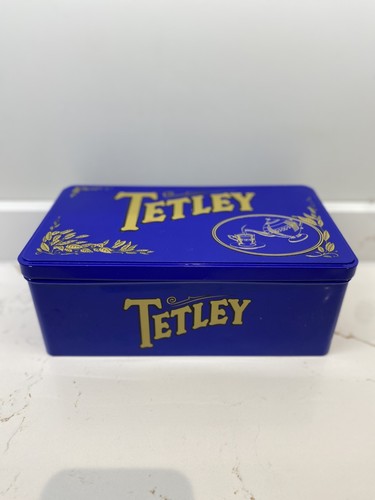 Vintage tetley tea tin - tin, –