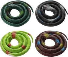 4-Piece Toy Snakes, 30-Inch