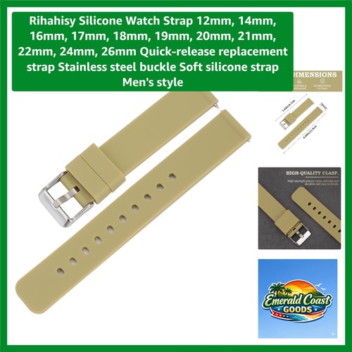 Silicone watch strap - silicone,