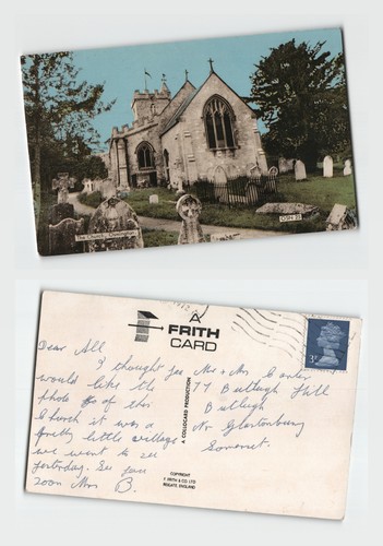Postcard the church - the,