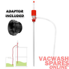 LARGE HAND SYPHON SIPHON BARREL PUMP - CHEMICALS FUELS DIESEL OIL PETROL WATER