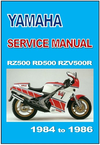 Yamaha workshop manual rz500 - yamaha,