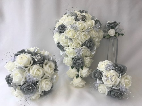 Wedding flowers ivory - flowers, rose