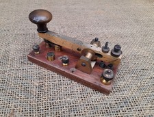 Brass wood morse code - +,