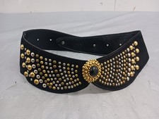 Ladies hip belt brass - belt, studs