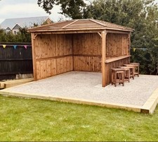 Gazebo wooden strong - x,