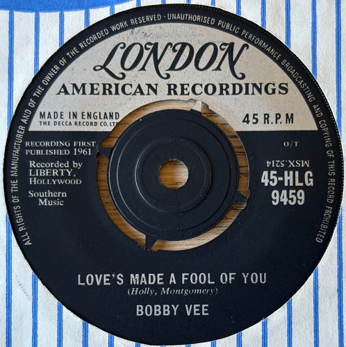 Bobby vee love made - bobby, fool