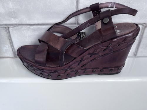 Shelly shoes brown leather - shoes,