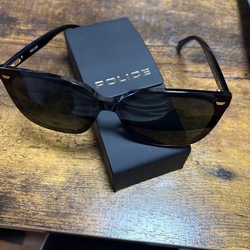 Police black cat eye - black,