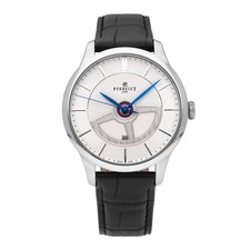 Perrelet Double Rotor Silver Dial 42.5mm Automatic Men's Watch A1090/B