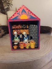Hand Carved  Wooden Day Of The