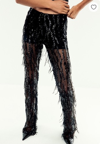 Zara women black sequinned - zara, women's