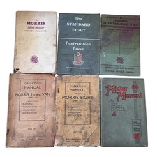 Vintage Workshop Manuals Mini Morris Standard Eight Morris Van Morris Eight