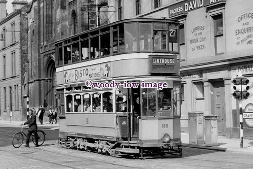 A0857 glasgow tram no 165 - glasgow,