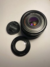 Voigtländer ULTRON 40mm F2 SL II N – Canon EF Mount (Converted) + Macro Filter