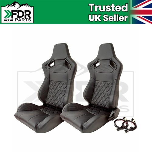 Front heated bucket seats - heated,
